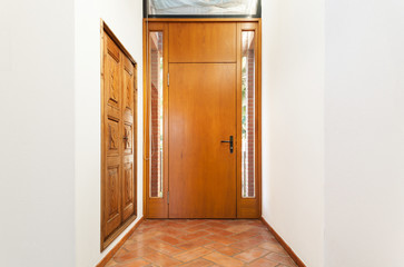 Architecture, interior classic house, entrance view