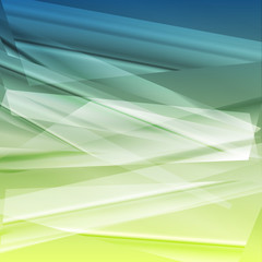 Green and blue abstract background concept template