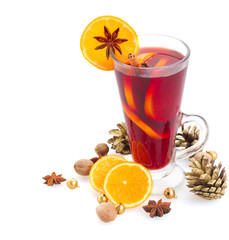 glass of christmas mulled wine