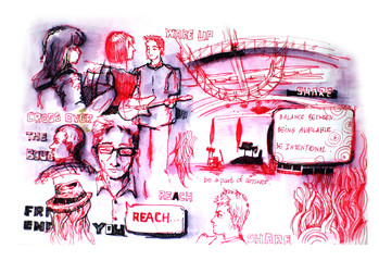 people at church illustration