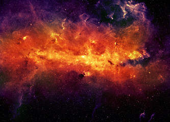 Center of the Milky way galaxy. Elements of this image furnished by NASA