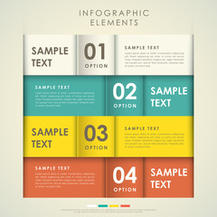 abstract banner infographics