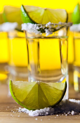 tequila , lime and salt