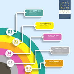 abstract infographics