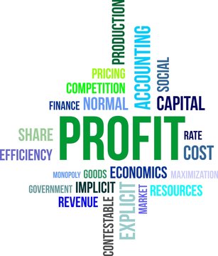 word cloud - profit