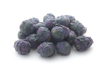 Fototapeta na wymiar Purple Brussel Sprouts
