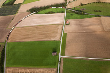 Landschaftsluftaufnahme