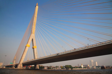 Rama8 bridge in Bangkok
