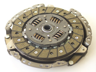 Car clutch isolated