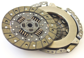 Car clutch isolated