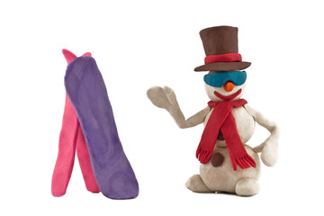 holidaymaker snowman