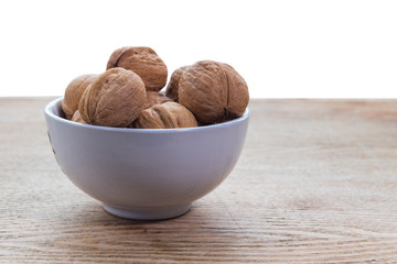Walnuts in a bowl