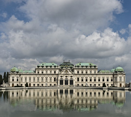 Fototapeta na wymiar Schloss Belvedere Wien