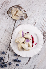 Sweet fruit dumplings.