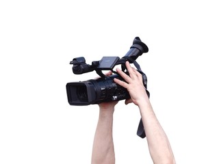 video camera, shooting