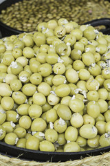 Olives with anchovy