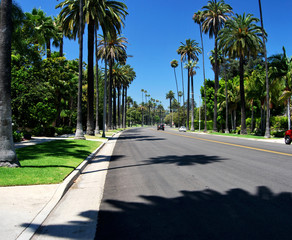 Obraz premium Avenue de Beverly Hills, Los Angeles