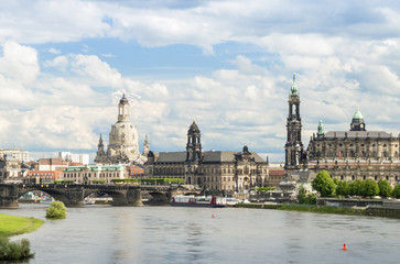 Dresden Skyline, Germany, Europe