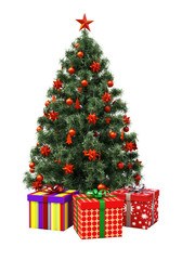 Christmas tree isolated