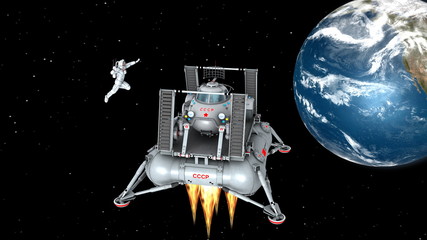 宇宙飛行士 © tsuneomp