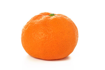 Satsuma; Japanese orange  on the white background