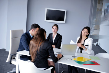 business people group in a meeting at office
