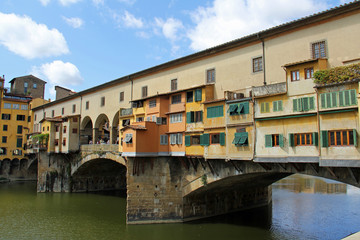 Fototapeta na wymiar Ponte Vecchio à Florence, Italie.