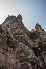 Naklejka premium Old pagoda at in Thailand