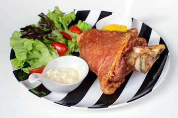 Roasted pork shank