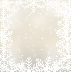 Obraz premium festive christmas background with snowflakes