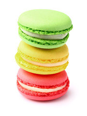Macaroons in closeup