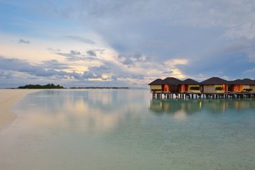 tropical water home villas
