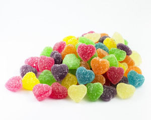 Jelly colorful Isolated background