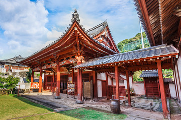 Fototapeta na wymiar Tomeizan Kofuku-ji (Kfuku-ji Temple) in Nagasaki