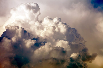 blue sky with clouds