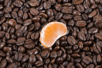 coffee on the white background