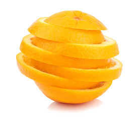 Fototapeta na wymiar posiekane pomarańczowy