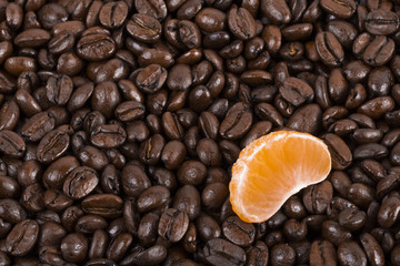 coffee on the white background