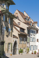 Basel, Altstadt, Gassen, historische Gebäude, Schweiz