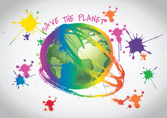 save the planet concept