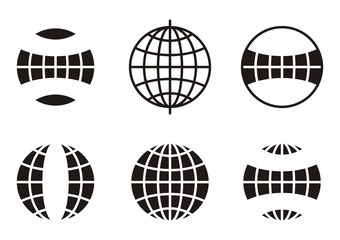 Globe icons