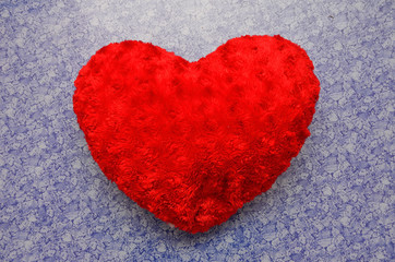 Fototapeta premium heart shape pillow