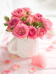 Pink roses