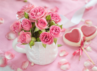Pink roses