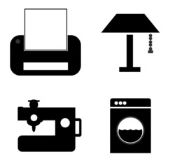 Objets divers en 4 icônes