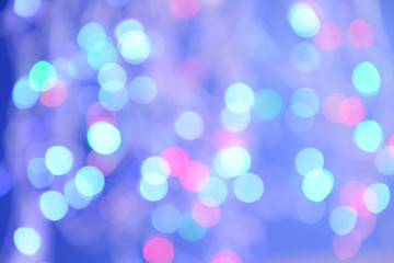 Festive background of lights