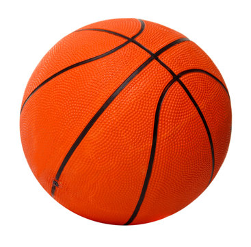 Basketball ball isolated on white