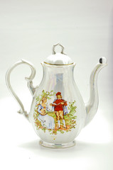 Porcelain tea-kettle creative