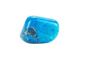 Blue howlite stone