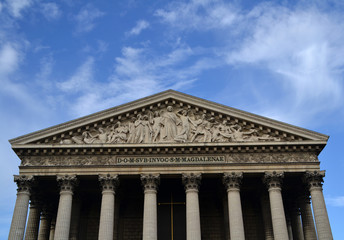 La Madeleine Church in Paris, France